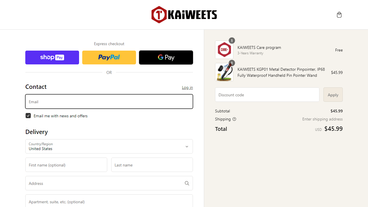 How to apply KAIWEETS coupon code